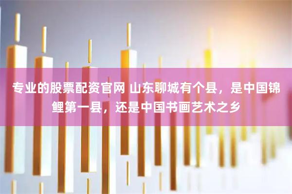 专业的股票配资官网 山东聊城有个县，是中国锦鲤第一县，还是中国书画艺术之乡